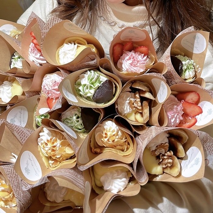 crepe de fleur
